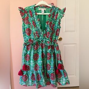 Banjanan Girls block print dress size 4T